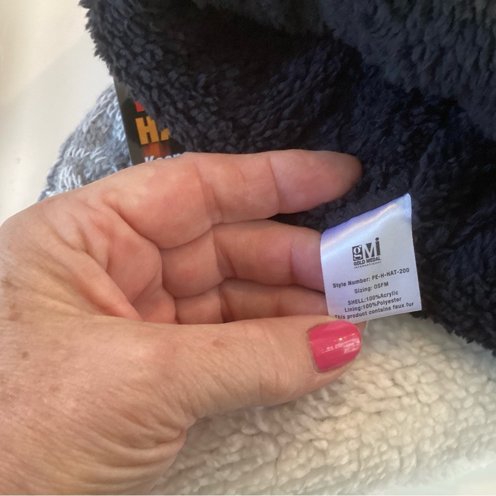 COPY - 🍂🌸Set of 2 Thermal Knit Plush Lined Hats - Picture 5 of 6